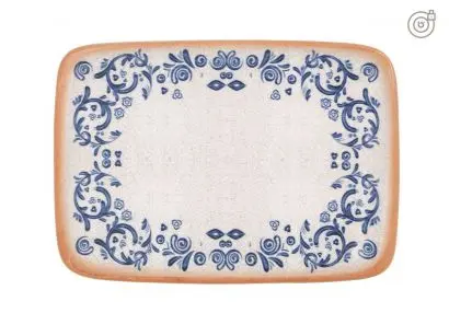 Fuente Rectangular Laudum  23X16 Cm.