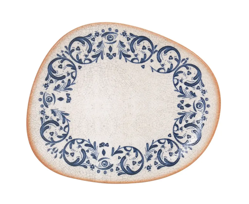 Plato Postre Tango Laudum  24X19,5 Cm.
