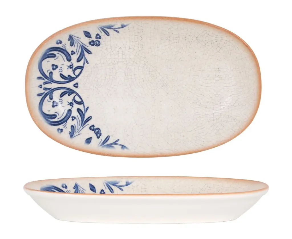 Fuente Oval Gourmet Laudum  24X14 Cm.