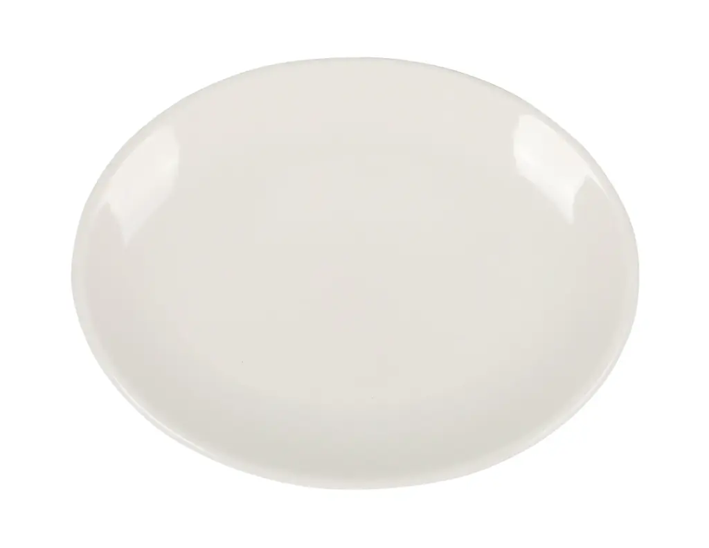 Fuente Oval Moove Porcelana Blanca 20X15.5X2 Cm.