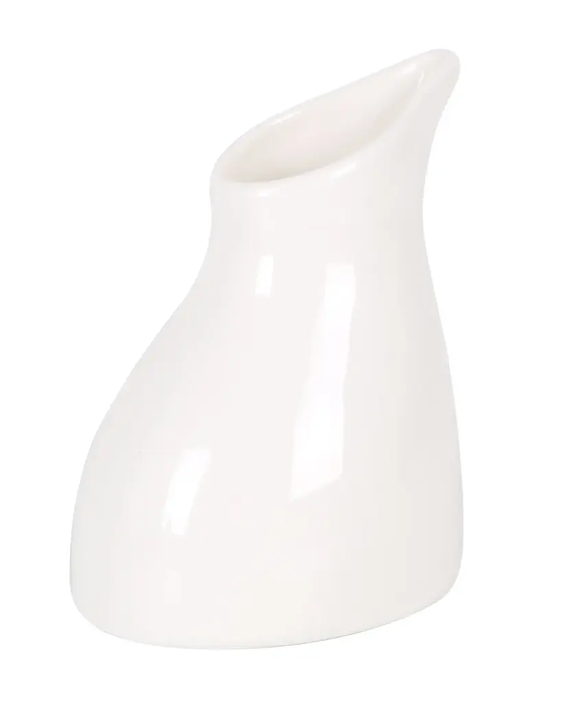 Jarra Neat  Blanca 8 Cm.