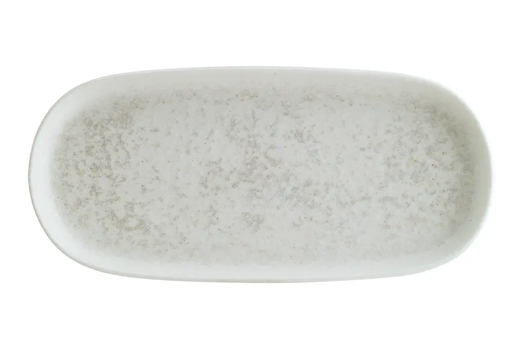 Fuente Oval  Hygge Sand 21X10 Cm.