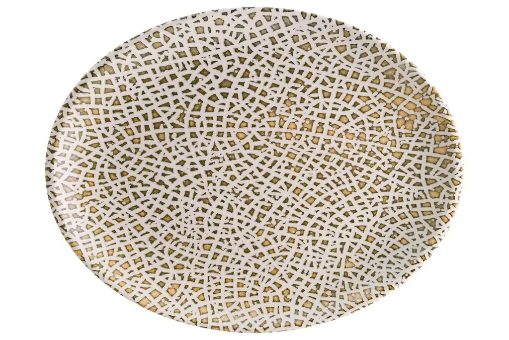 Fuente Oval  Taipan 36X28X3 Cm.