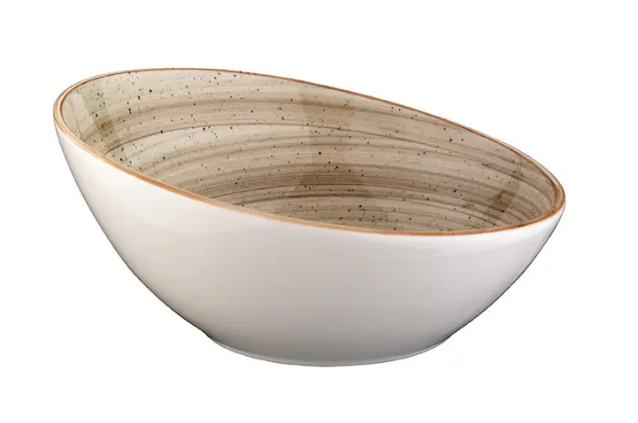 ZZ26 Ensaladera Trattoria Terrain Brown  18X8,5 Cm. / 40 Cl.
