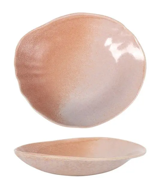 Zz26 Plato Hondo Tone Blush 27X23,5X4 Cm.