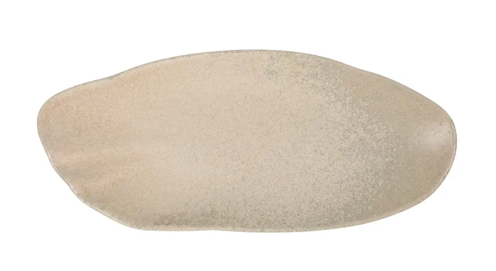 Fuente Tone Sahara Porcelana Beige 37X16X2 Cm.