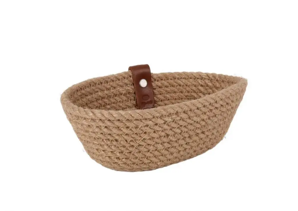 CESTA YUTE OVAL 19X10X7CM VIEJO VALLE                                                               