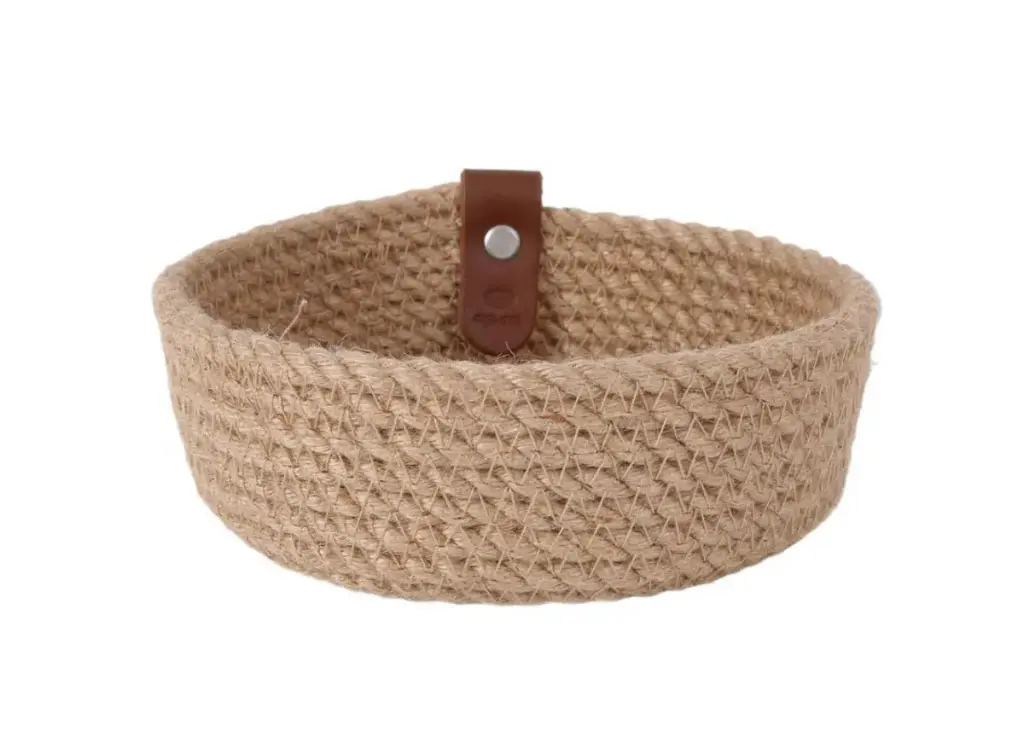 CESTA YUTE REDONDA 15X5CM VIEJO VALLE                                                               