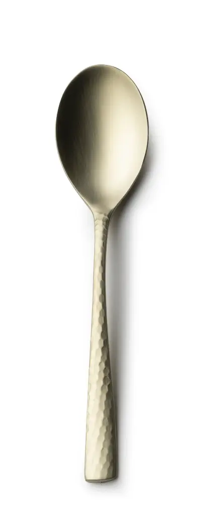 Cuchara Postre Mercury Mate Champagne