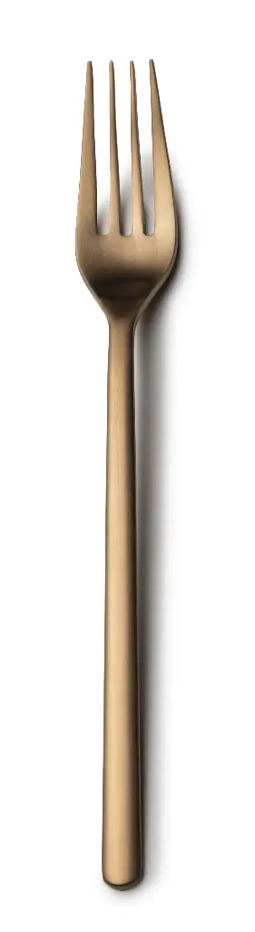 Tenedor Postre Nature Mate Cobre