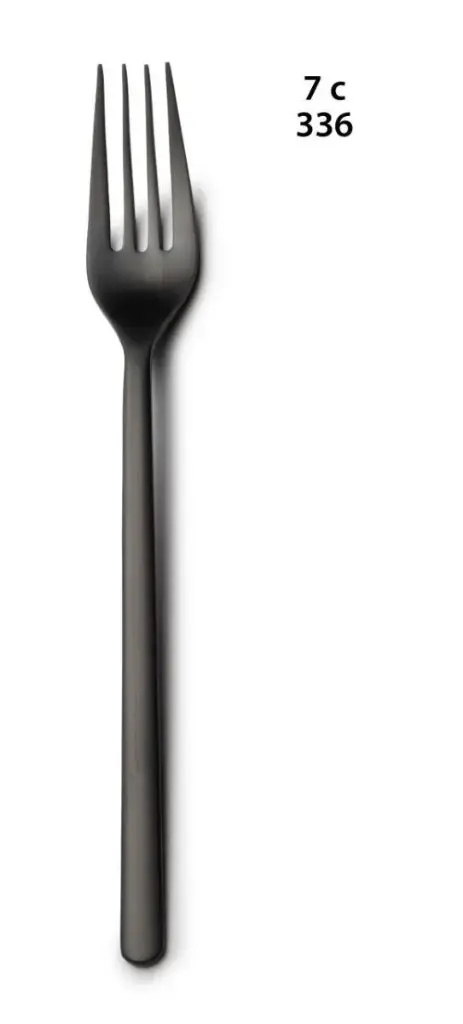 Tenedor Mesa Nature Mate Negro