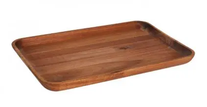 Fuente Rectangular Madera Acacia 29,8X19,7X2,5 Cm.