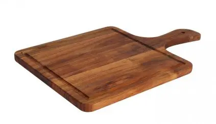Tabla Madera Acacia C/Mango 37,4X25X1,5 Cm.