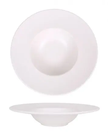Plato Pasta Korio Arizona Melamina Blanco 28.5 Cm.