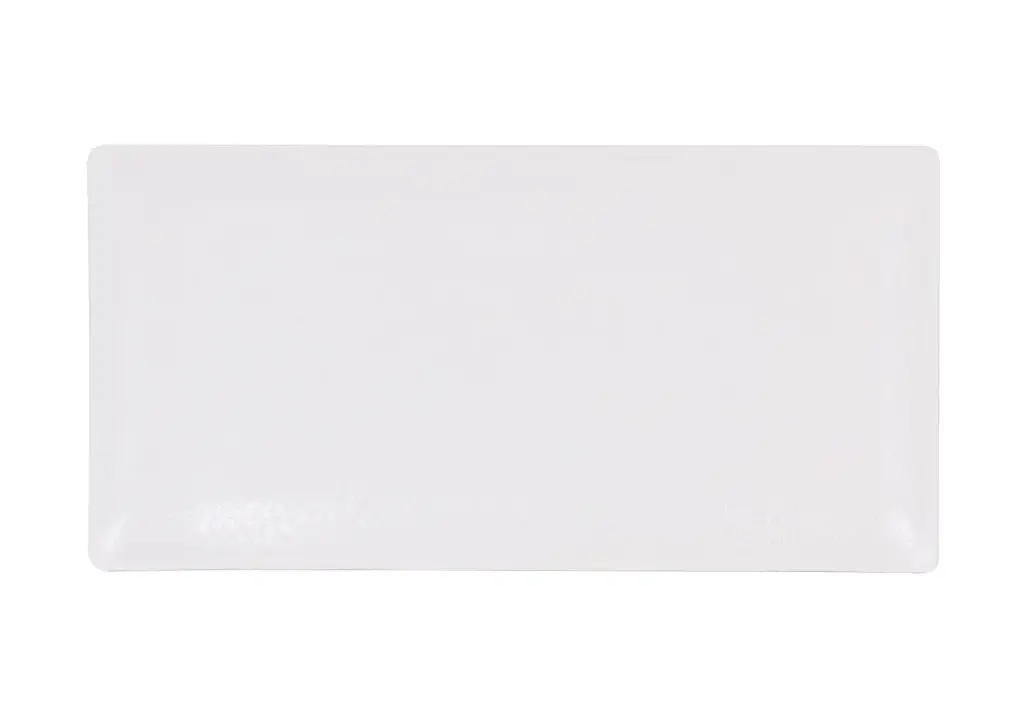 Fuente Rectangular Korio Arizona Melamina Blanca 30X15 Cm.