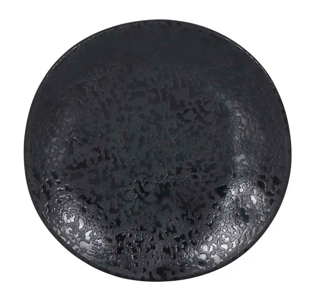 Plato Pan Strega Arizona Melamina Negro 15 Cm.