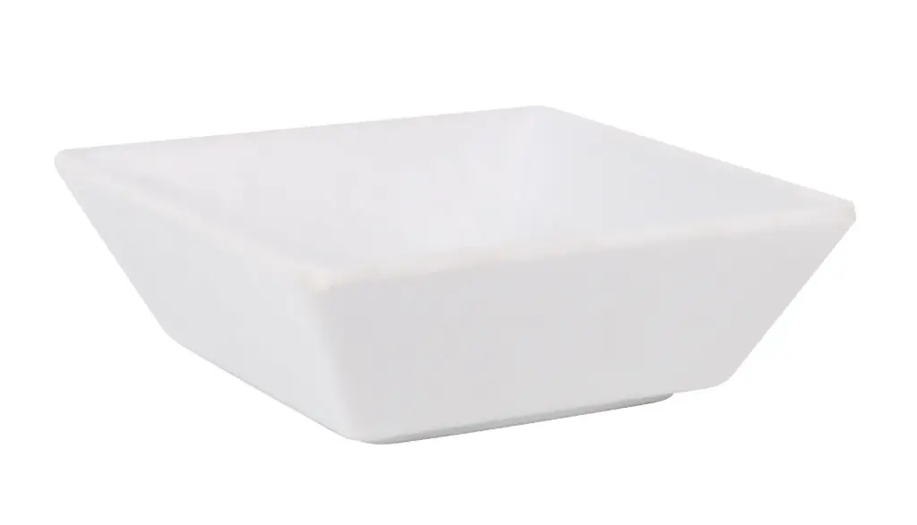 Zz26 Bol Ming Iii Melamina Basic Blanco 10X10 Cm.