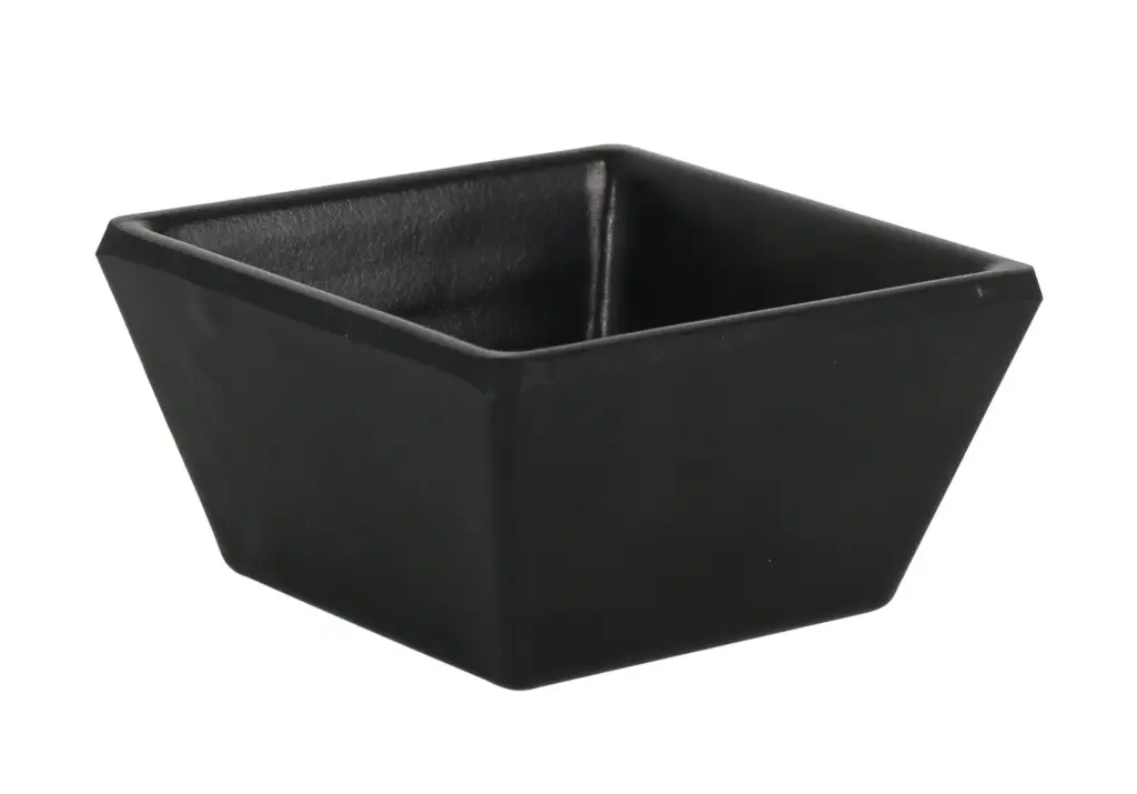 Bol Ming Iii Melamina Basic Negro 5,5X5,5X3 Cm.