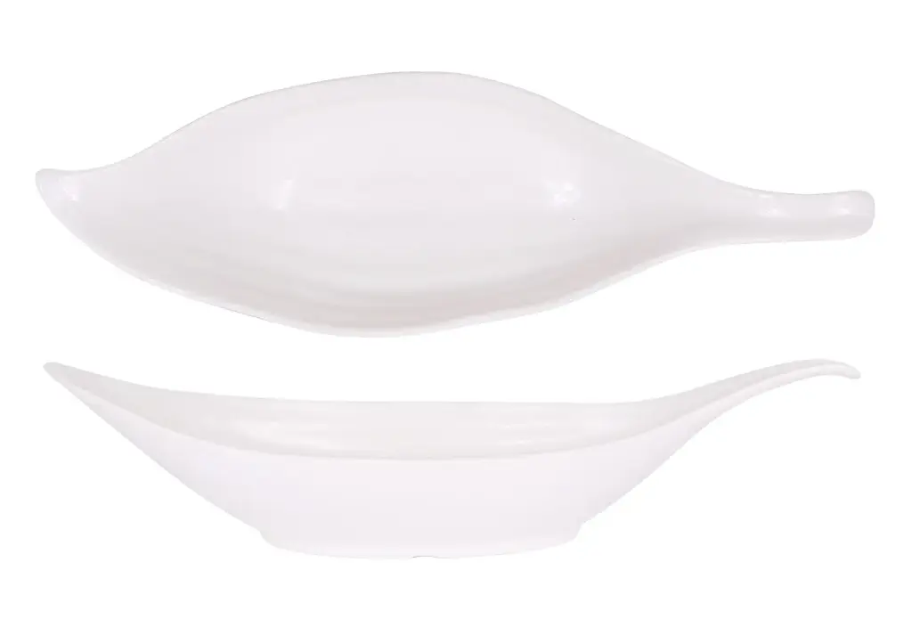 Ensaladera Kirpan Arizona Melamina Blanca 42X15 Cm.