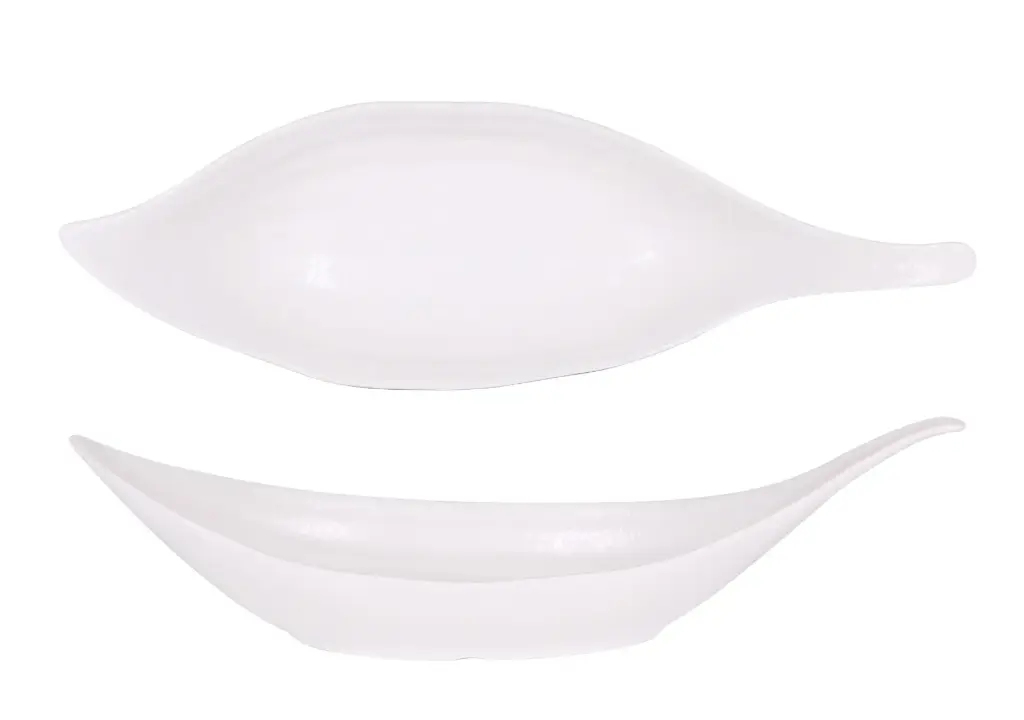 Ensaladera Kirpan Arizona Melamina Blanca 30,5X10 Cm.