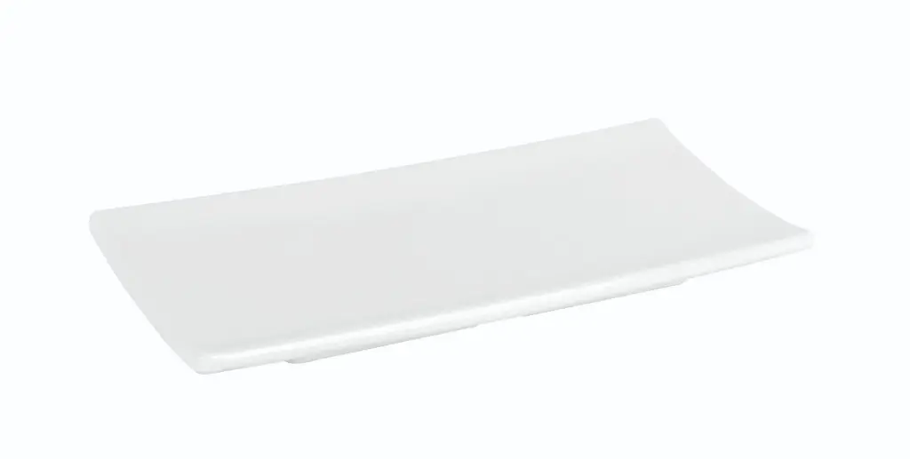 Fuente Rectangular Criollo Blanca Melamina  24X10,5X2,5 Cm.