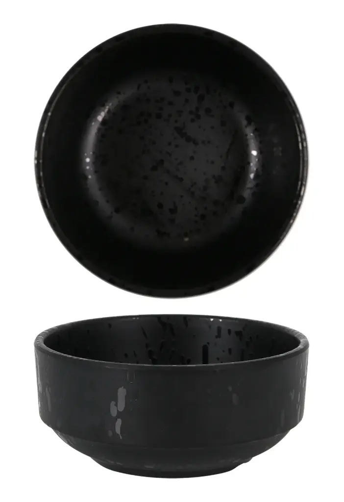Bol Basic Melamina Arizona Negro 12 Cm.
