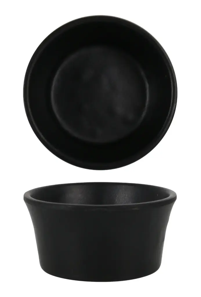 Ramequin Basic Melamina Negro 5,7X3 Cm.