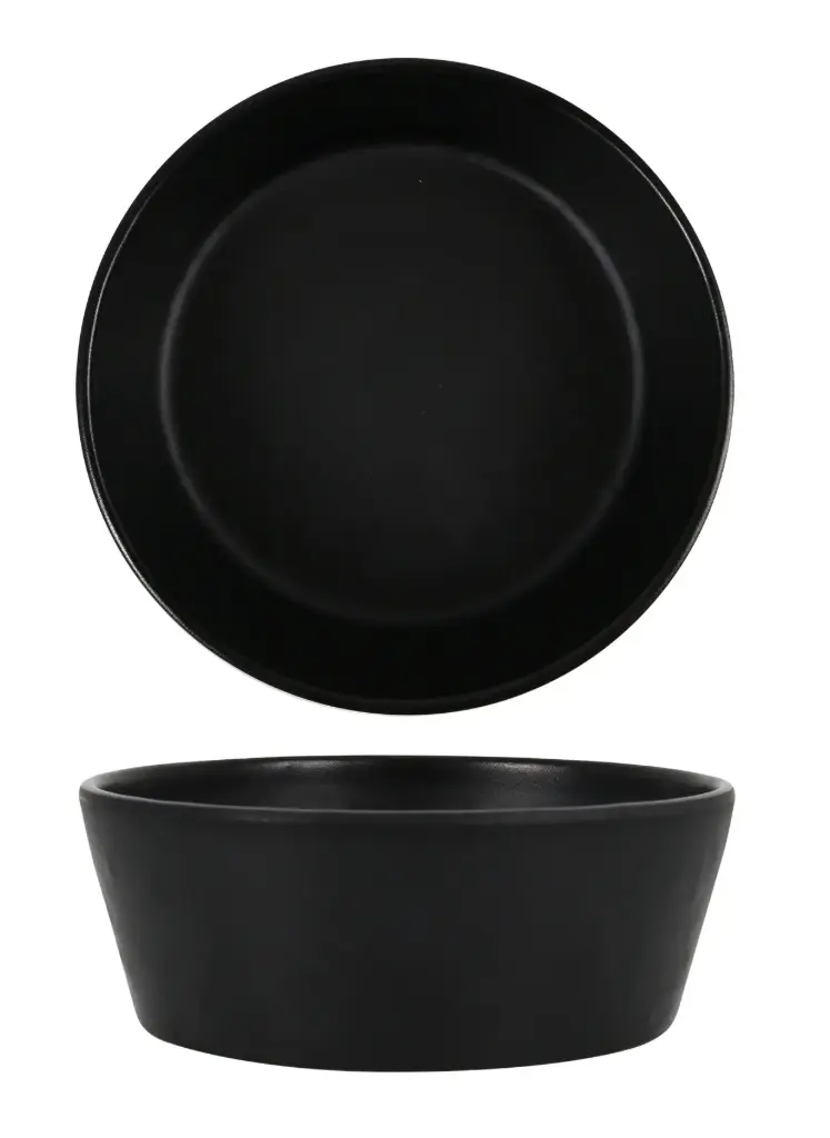 Bol Basic Melamina Negro 12,7 Cm.