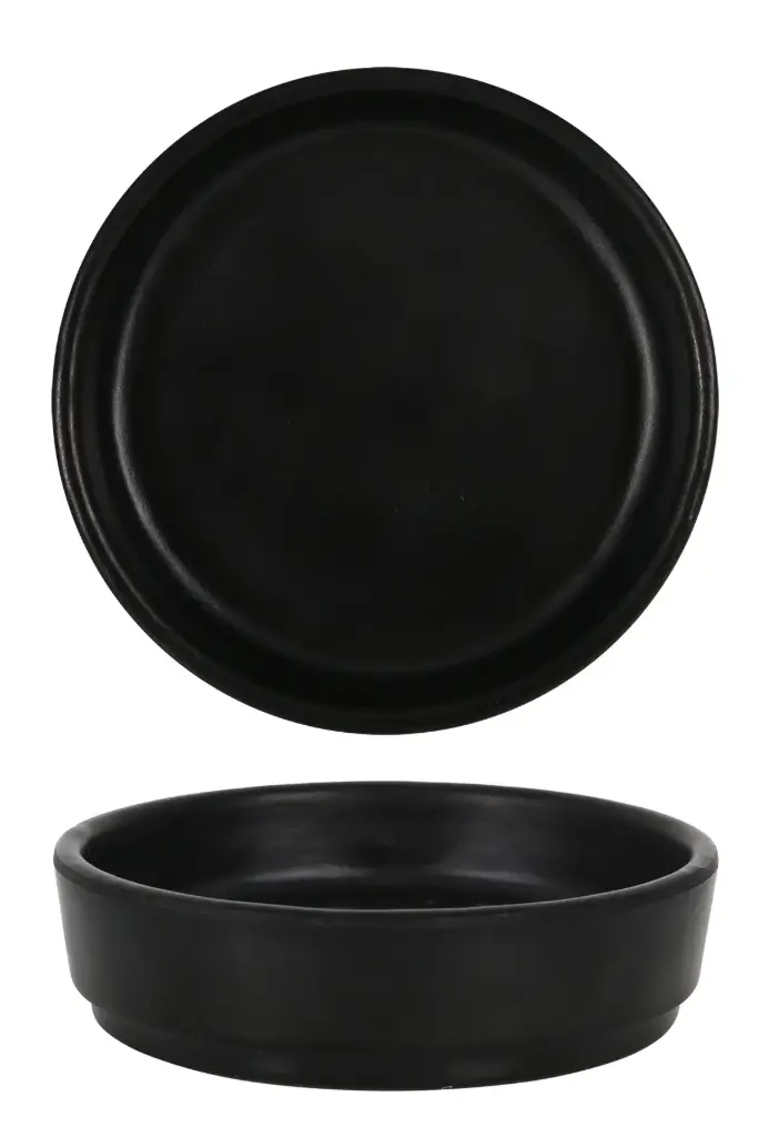 Bol Basic Melamina Negro 8,5X7,5 Cm.