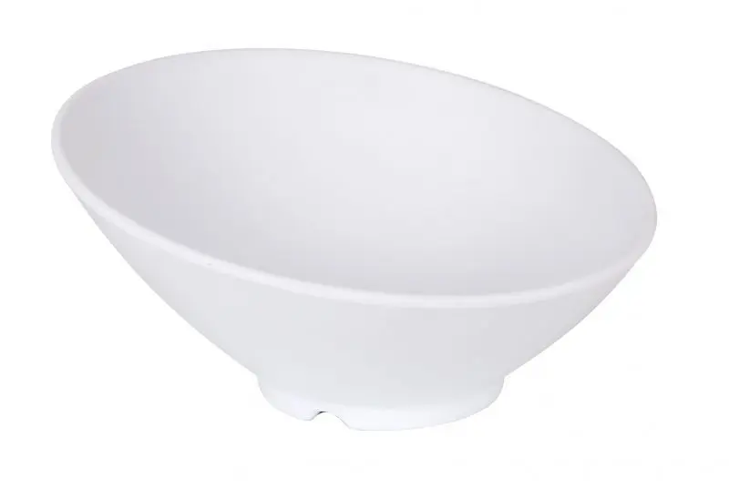 Ensaladera Trattoria Melamina Blanca Mate 24 Cm.