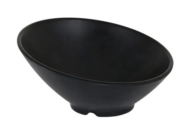 Ensaladera Trattoria Melamina Negra Mate 21 Cm.