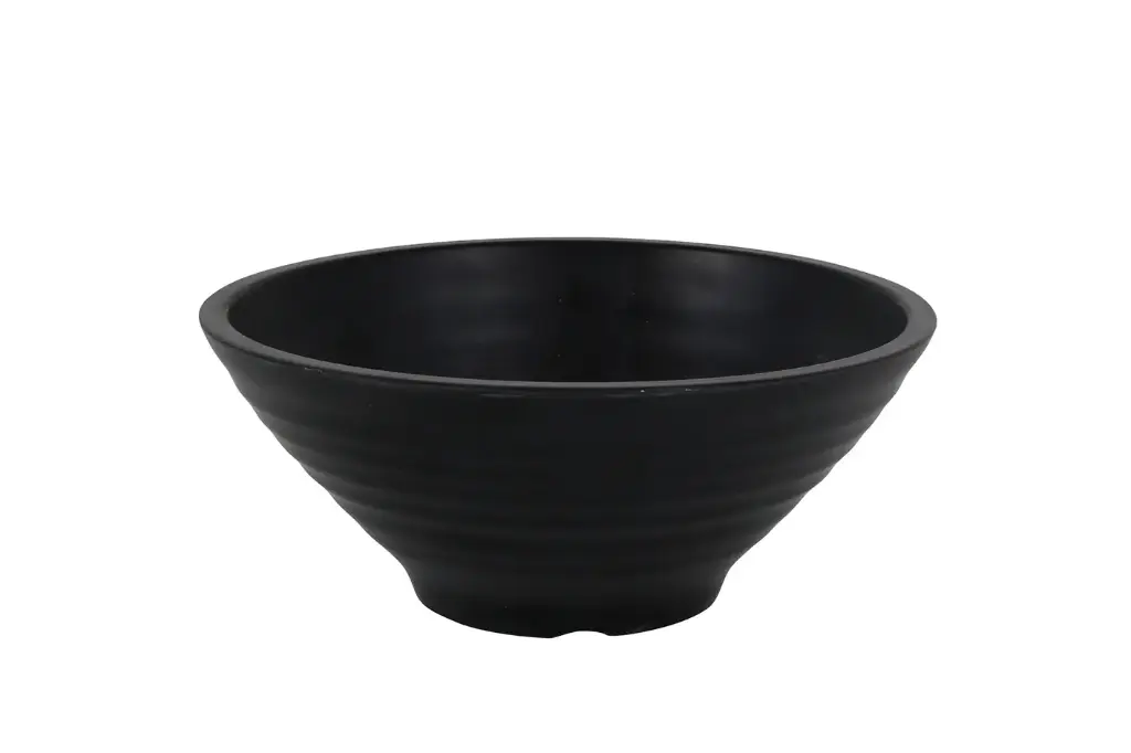 Bol Ramen Melamina Negra 17X7 Cm.