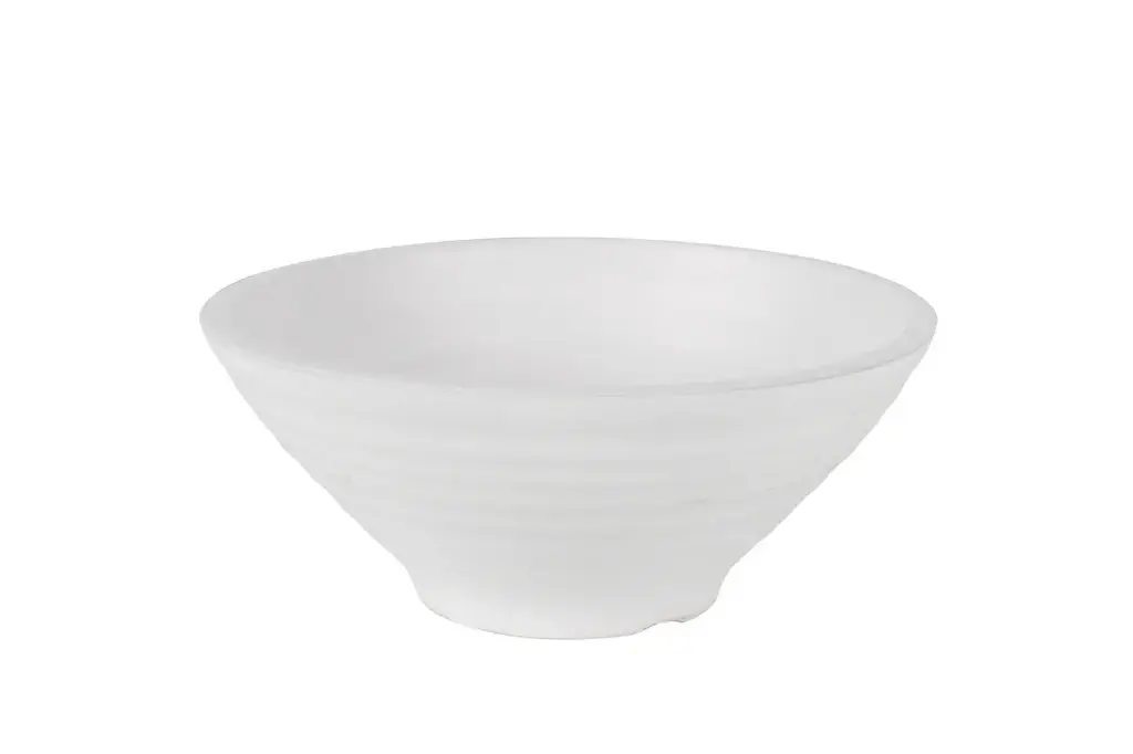 Bol Ramen Melamina Blanca 17X7 Cm.