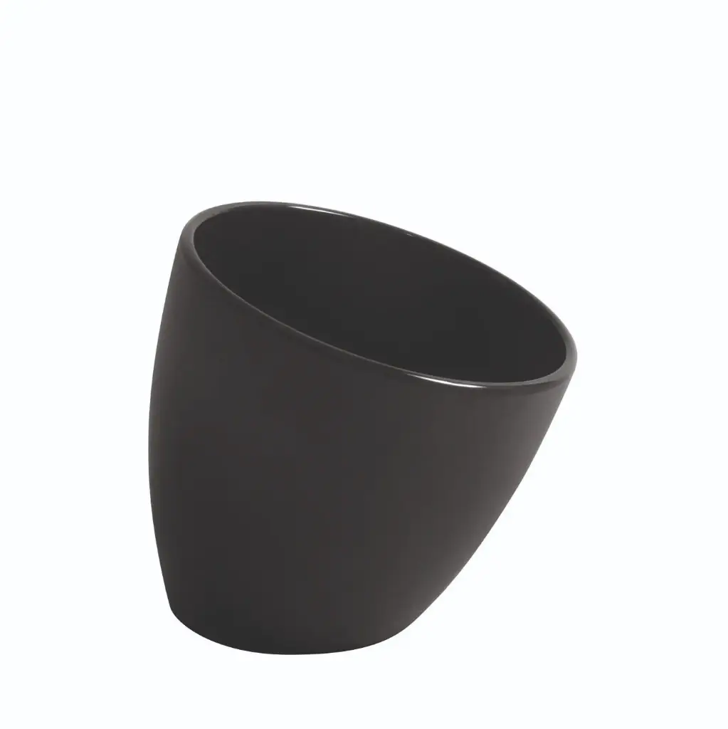 Bol Soho Negro Melamina 14X14 Cm.