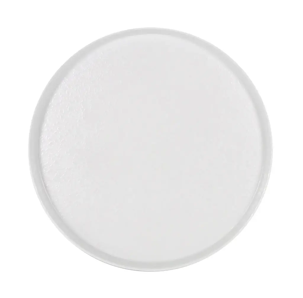 Plato Llano Melamina Caracalla Ii Blanco 28 Cm.