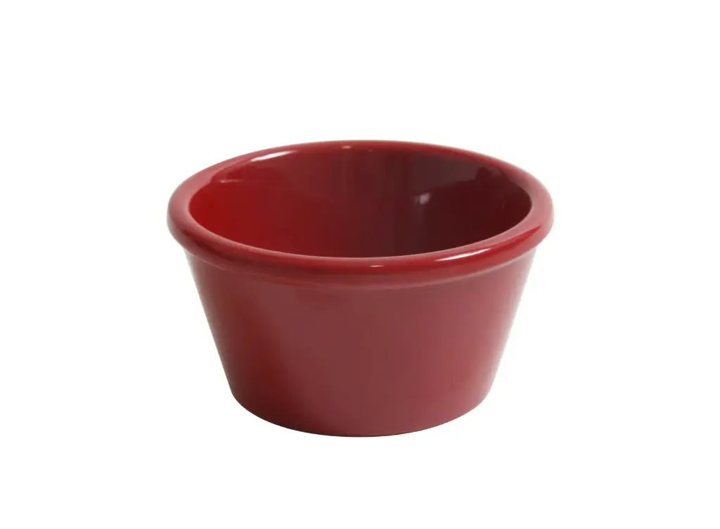 Ramequin Rojo Melamina 8,3X4,4 Cm.
