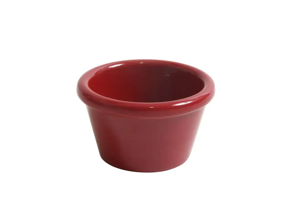 Ramequin Rojo Melamina 6,2X3,6 Cm.