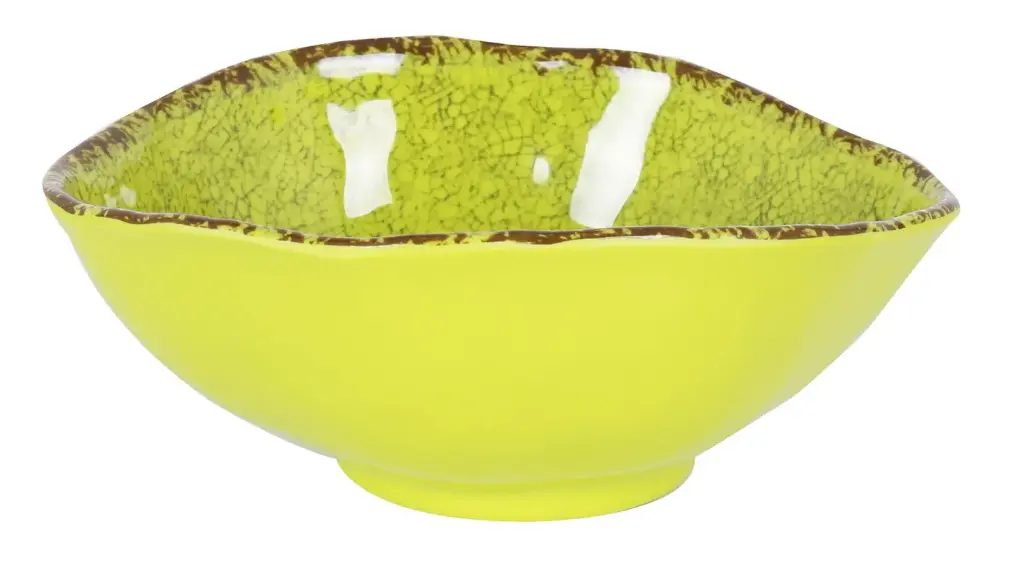 Ensaladera Guayaba Pistacho Melamina 20,5X17X8 Cm.