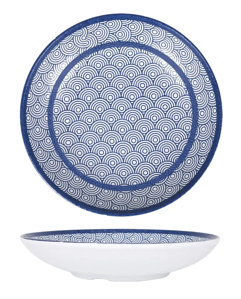 Zz26 Plato Hondo Melamina Korio Hokkaido 23 Cm.