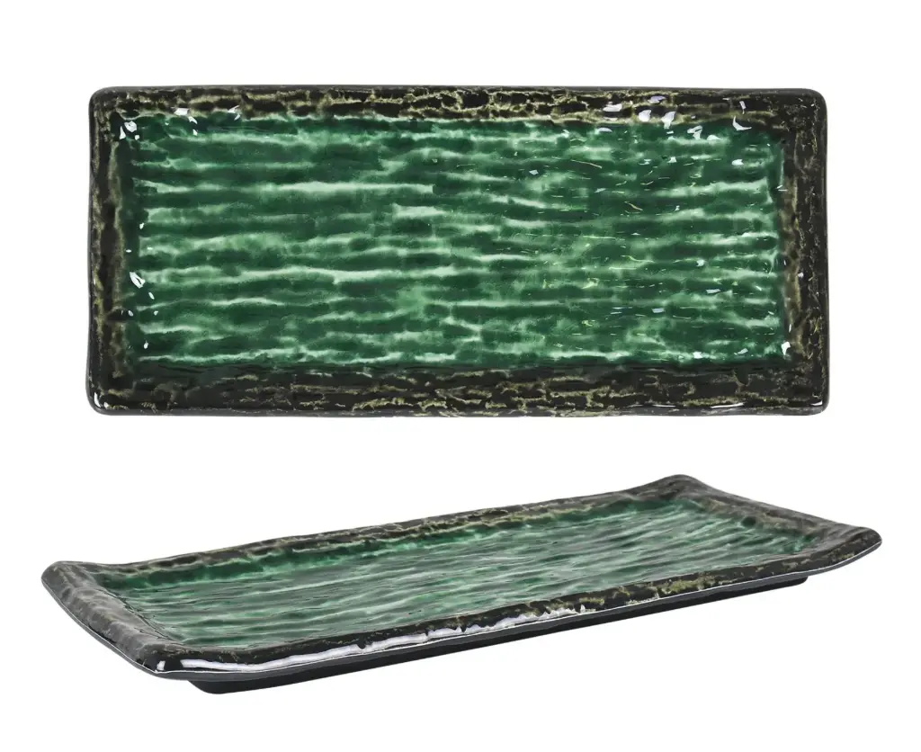 Fuente Rectangular Melamina Isora 38X17X3 Cm.