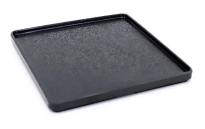 Fuente Lontananza Melamina Negra 21X21X1.5 Cm.