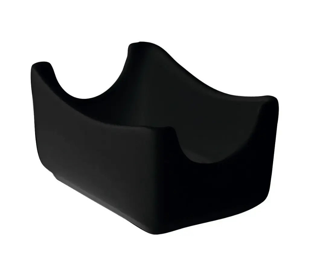 AZUCARERO SOBRES MING NEGRO MELAMINA 7X11X5,5 CM.                
