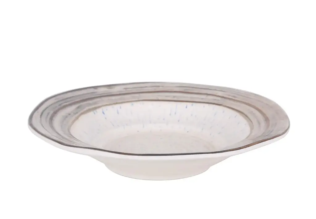 Plato Hondo Antigo Tivoli Melamina 23X4 Cm.