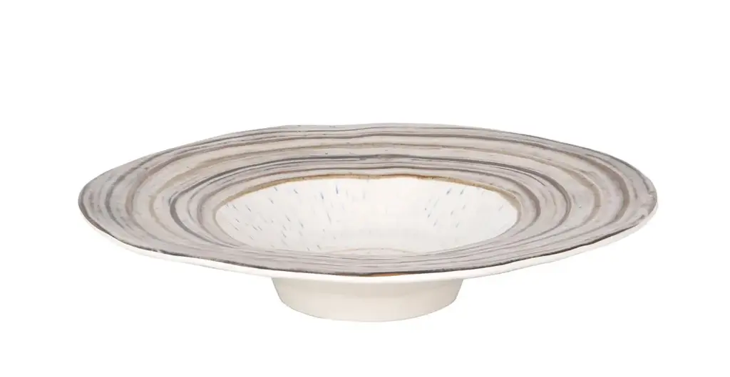 Zz26 Plato Risotto Antigo Tivoli Melamina 27X5,5 Cm.