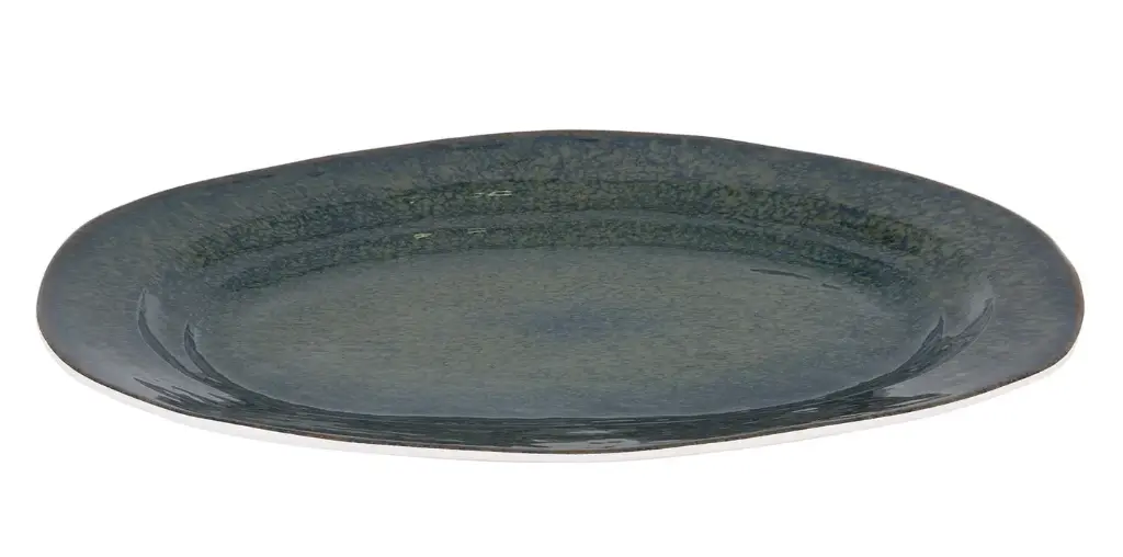 Fuente Oval Moss Tivoli Melamina 46X29X5 Cm.