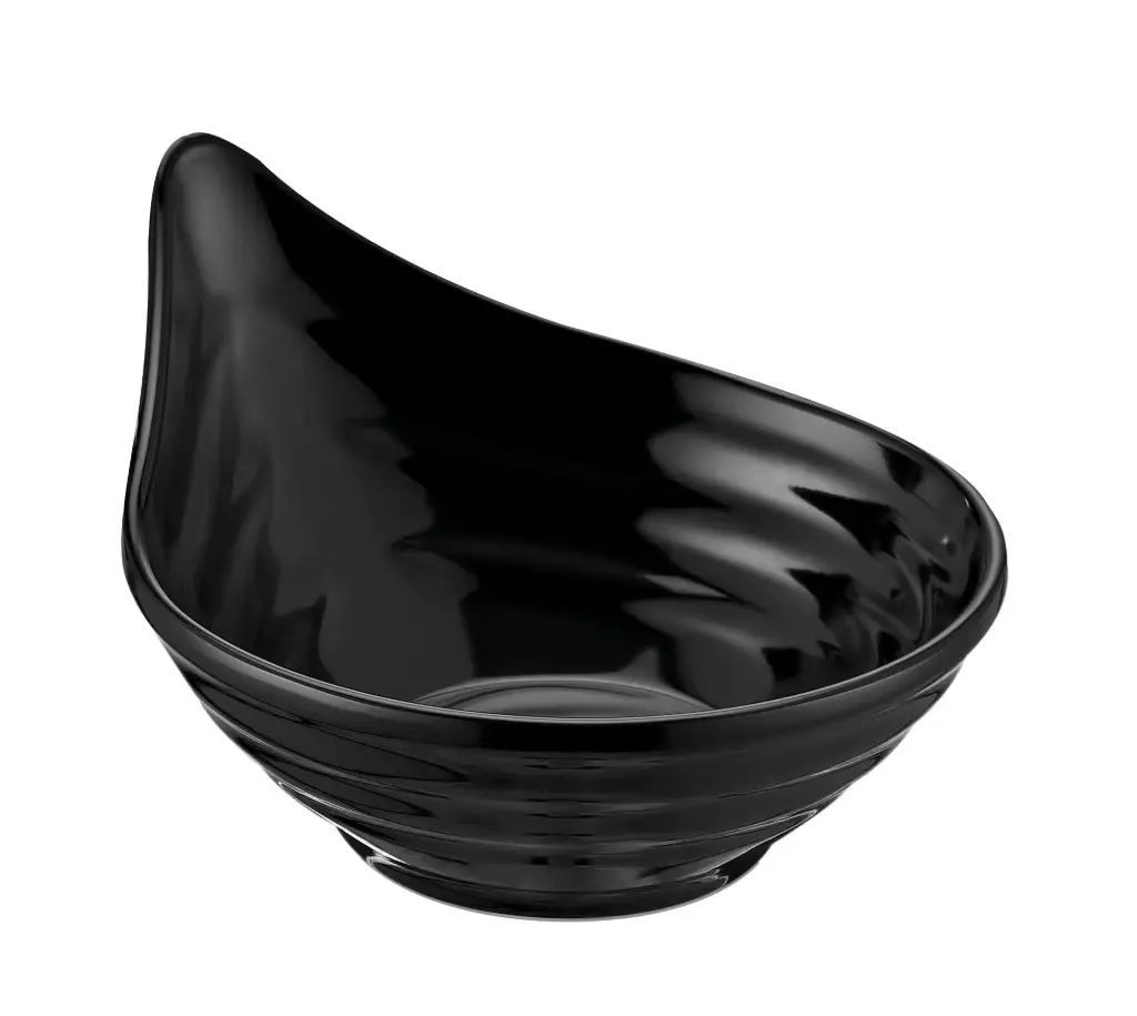 Bol Negro Melamina 9,5X5,5 Cm. / 11 Cl.