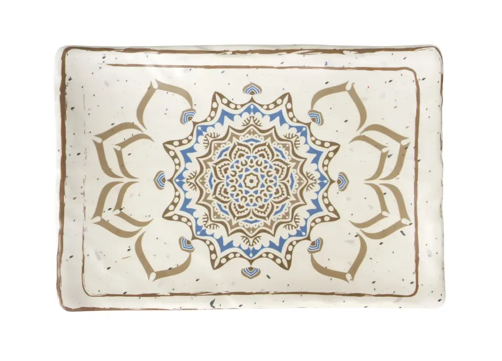 Zz26 Fuente Melamina Shamiana 27,5X19X3 Cm.