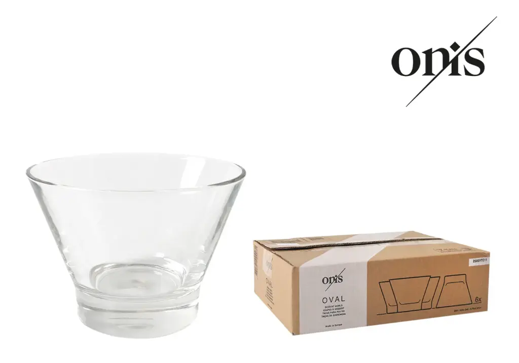 Bol Oval Cristal 11,5X8,8 Cm.