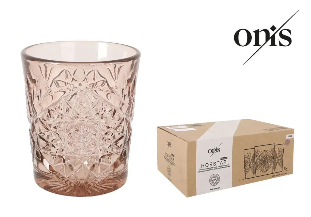 Vaso Hobstar Rosa Bajo 35 Cl.