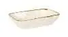 Bol Azacan Rectangular Beige 15X9.5X3.5 Cm.